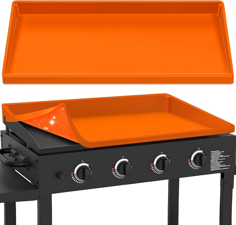GrillChef Silicone Griddle Cover Mat for Blackstone 36 Inch, Full Wrap-Around Flat Top Cover, Heavy Duty Food-Grade Grill Buddy Mats, All Season Griddle Top Protective for Grill Accessories - Image 1